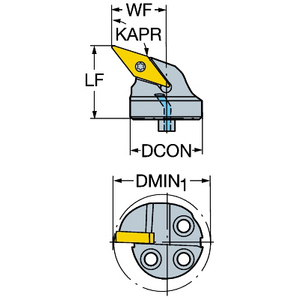 TETE DE COUPE 570-SVQCR-25-11-D