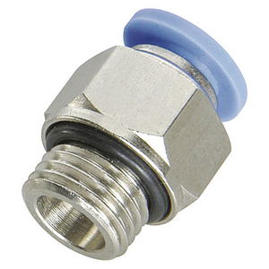 PARALLEL MALE STRAIGHT FITTING Execution Cylindrical 6-3/8G
