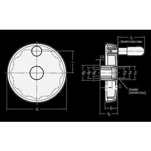 GN521-175-K20-R Elesa-Scheibenhandrad