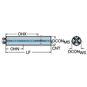 ADAPTATEUR ANTIVIBRATOIRE P/MANCHE CYL. VERS COROTURN SL