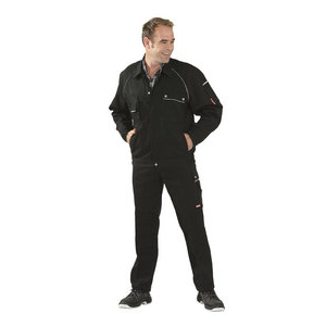 2114064 Canvas 320 Bundjacke schwarz/schwarz Gr. 64