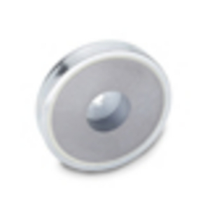 GN50.4-HF-100-22-10.5 Haltemagnet Scheibenform mit Bohrung
