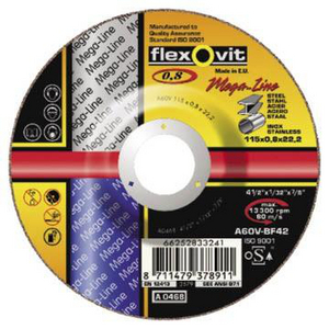MEULE DEPORTE 125X0,8X22,2 BF42 A60V MEGA-LINE UE=25