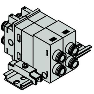 SMC BLOCK ASSEMBLY VQ2000-FPG-C8C8-D