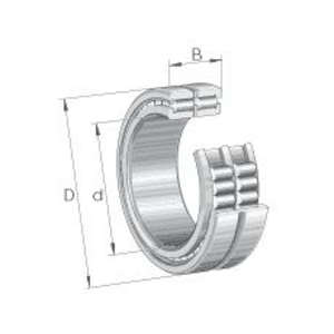 0002707170034-CUSCINETTO RADIALE A RULLI CILINDRICI SL185028-A-C3-2S