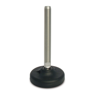 PIEDINO D. 85 PLASTICA/INOX M16X75 ANTISCIVOLO 10077
