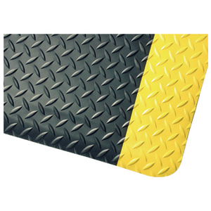 TAPIS ANTIFATIGUE NOIR/JAUNE LE RLX 22.90M X.91 EP14.3MM