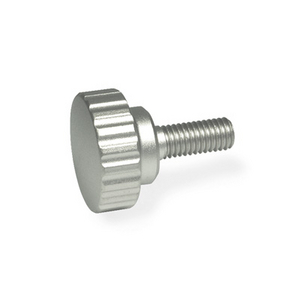 503552 - MANOPOLA ZIGRINATA ACCIAIO INOX PERNO FILETTATO BM.193/20 SST-P-M5X16