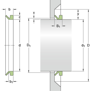 SKF V-RING 80 VA R