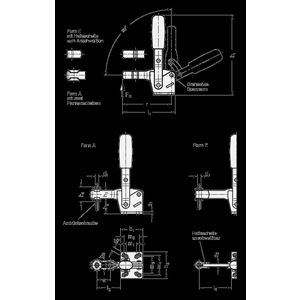 GN810-230-A-NI Vertikal-Spanner Edelstahl