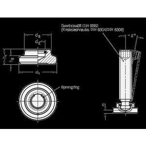DIN6311-25-S Druckstück