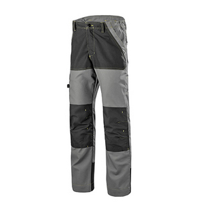 PANTALON CRAFT WORKER T40 GRIS CONVOYEUR NOIR COTON/POL