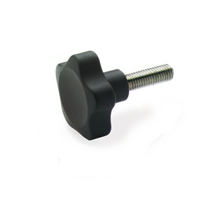 GN5337.4-50-M10-50 Elesa-Sterngriff M. Edelstahl-Gewindestift