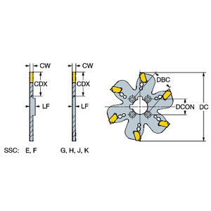 COROMANT COROMILL QD FREES STEKEN QD-F-250X40-M