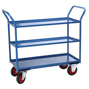 SERVANTE TOLE 400KG 900X435 3 PLAT BL