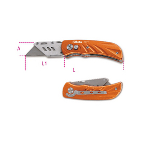 017770030-CUTTER A SERRAMANICO + 5 LAME TRAPEZ. T 1777T