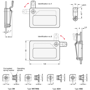 GN115.10-DK-16-2-SR Griffschale Mit Verriegelung (Dreikant)