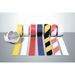 ADHESIF SOL ROUGE/BLANC ROULEAU 33MX5CM ROCOL