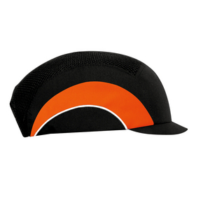 HARDCAP A1+ MICRO VISIERE 3CM NOIR/ORANGE HV
