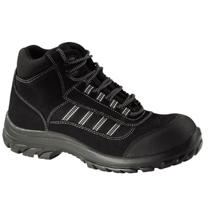 CHAUSSURE HTE DUNE S3 P 43 CUIR ET VELOURS NOIR
