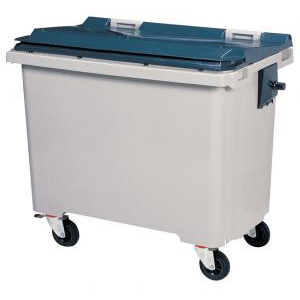 CONTENEUR 4ROUES 770L PLAST. GRIS - LIGNE KOROK
