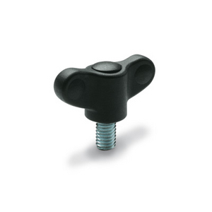8613 - GALLETTO DI SERRAGGIO TECNOPOLIMERO PRIGIONIERO FILETTATO IN ACCIAIO ZINCATO CWN.32 P-M6X20