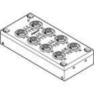 549335-BLOCCO DI COLLEGAMENTO CPX-M-AB-8-M12X2-5POL