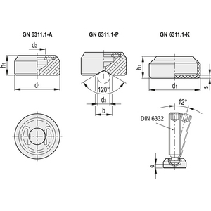 GN.11962-SPINTORE CON ANELLO ELASTICO ACCIAIO GN 6311.1-16-K