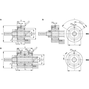 Baugruppe Lager LAF BASA Bosch Rexroth - ref. R159032530 - RUBIX  
