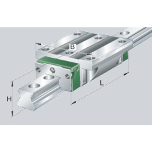 F-318236/KUVE25-B-S.1 Kugelumlaufeinheit vierreihig nach Zeichnung
