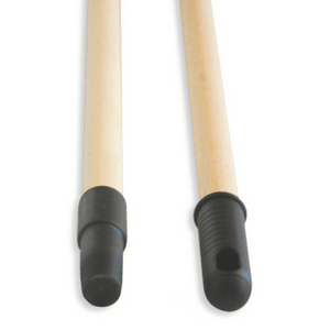 MANCHE A BALAI BOIS EMBOUT VIS ET ATTACHE 130 CM