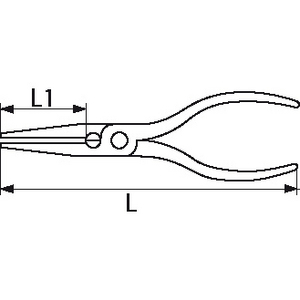 PINCE BEC ROND 555