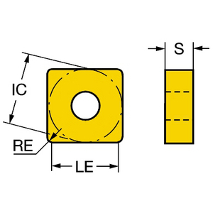 COROMANT T-MAX DRAAIWISSELPLAAT SNGN 12 04 16T01020 650