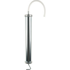 SERINGUE CORPS ACIER 1 L CAPUCHON METAL.AVEC FLEXIBLE