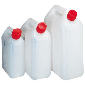 JERRICAN ALIMENTAIRE PLASTIQ.10L BEC VERSE. RIGIDE SANS ROBINET