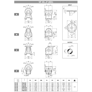 200680181-RIDUTTORE VF 49 P1 24 P71 B5 B3