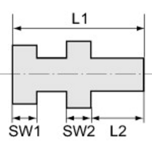 V 30 Gerade Einschraubverschr., R1/4 a., Rohr-Ø 10, Stahl verz.