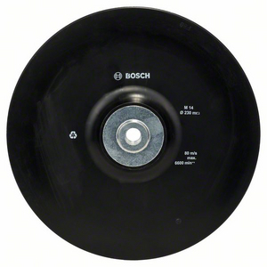 BOS-2608601210 Stützteller Standard, M14, 230 mm