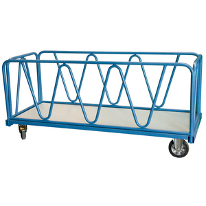 CHARIOT INDUSTR.1200KG 1600X800 2 DOSSIERS + 2 RIDELLES