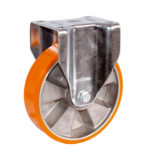 ROULETTE FIXE 400KG D.125MM ROUE POLYU MOYEU R.BILLES