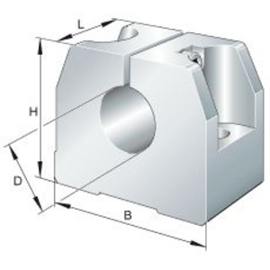 0072695950000-SHAFT SUPPORT BLOCK GWH20-B