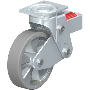 ROULETTE PIVOTANTE EN TOLE DACIER, VERSION FORTES CHARGES,