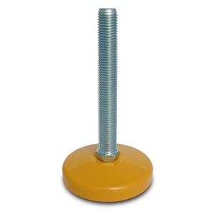 PIEDINO D. 100 FERRO VERN. M16X150 ANTISCIVOLO 11591