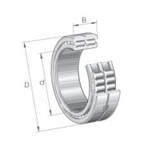 0017228750000-CUSCINETTO RADIALE A RULLI CILINDRICI SL045012