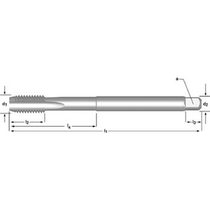 Machine tap M4x0.70 mm ISO 2283