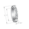 FAG 6306 M KOGELLAGER EENRIJIG