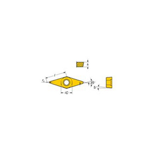 PLAQUETTE TMAX U POUR ALUMINIUM VCGX 11 02 02-AL H10