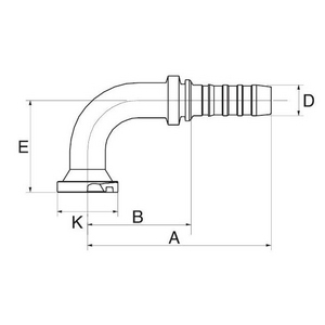 16GS16FL90S GS Armatur GATES, B-Maß 78,6 mm