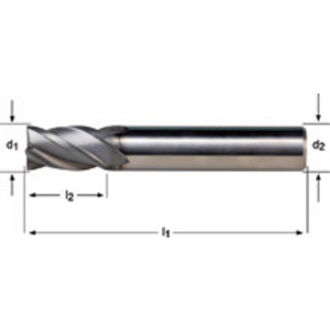 End Mill 5.00 mm DIN 6527K