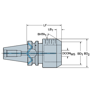 ADAPTATEUR MAS-BT 403 VERS WELDON